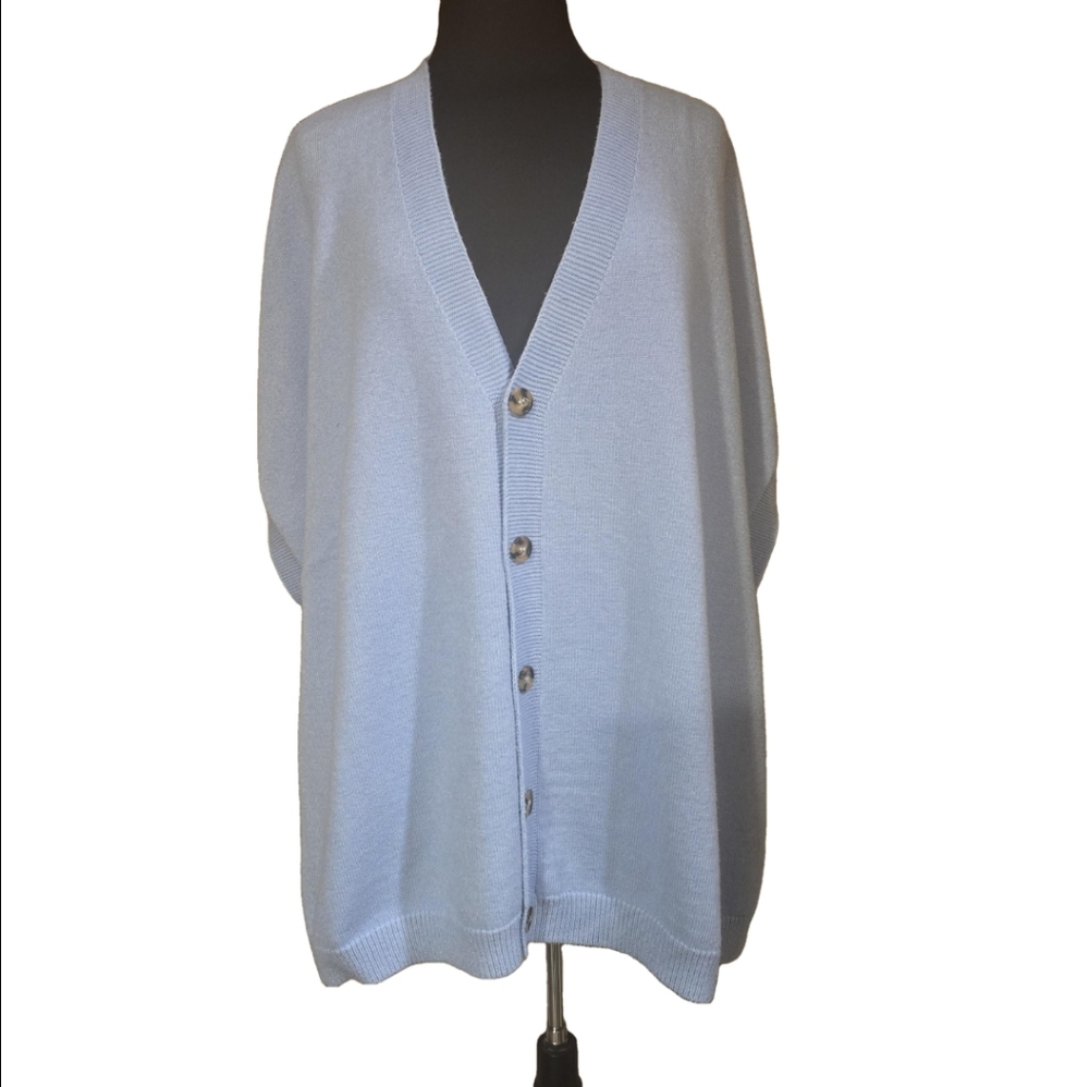 Ann Taylor Oversized Sweater Size Medium/Large Light Blue